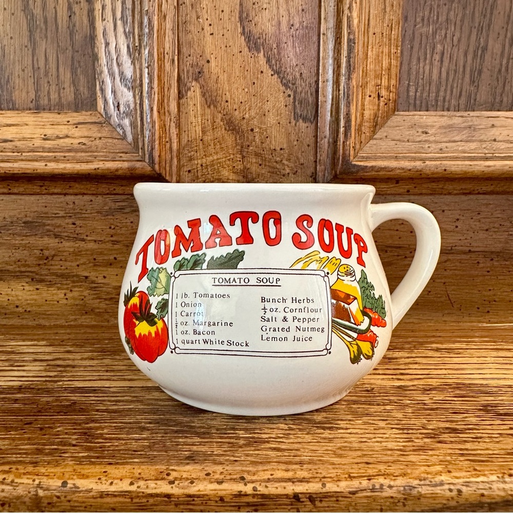 Vintage Tomato Soup Recipe Mug